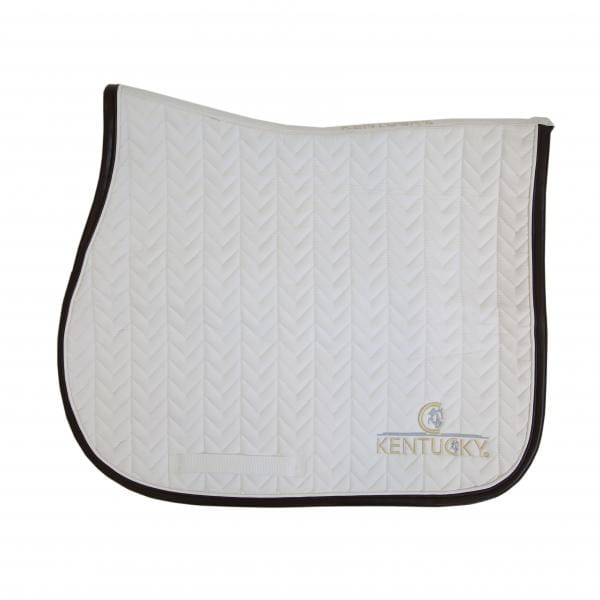 Kentucky czaprak Fishbone Leather skokowy white