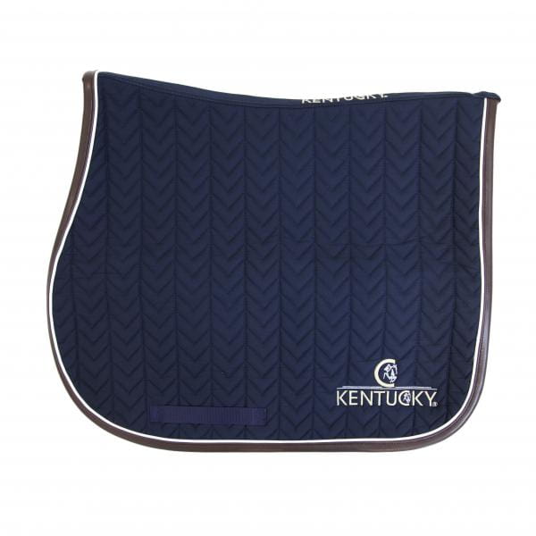 Kentucky czaprak Fishbone Leather skokowy navy