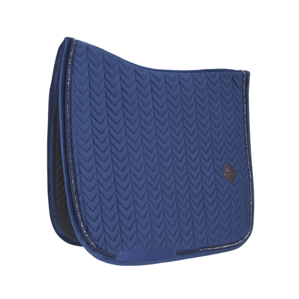 czaprak ujeżdżeniowy kentucky velvet pearls navy