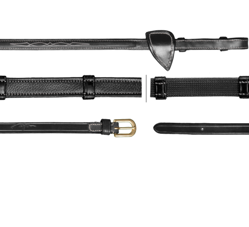 Dy'on wodze Hunter z 7 stoperami D Collection czarne