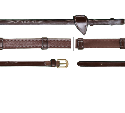 Dy'on wodze Hunter z 7 stoperami D Collection brązowe