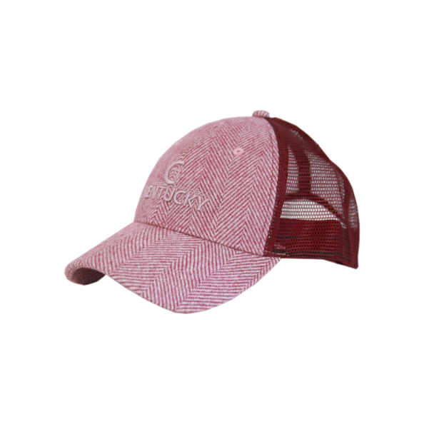 Różowa czapka z daszkiem trucker wool kentucky