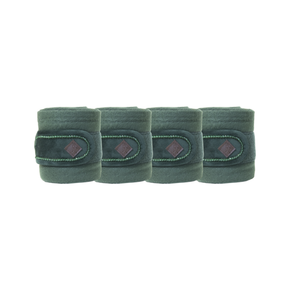Kentucky owijki polarowe Velvet Pearls zielone