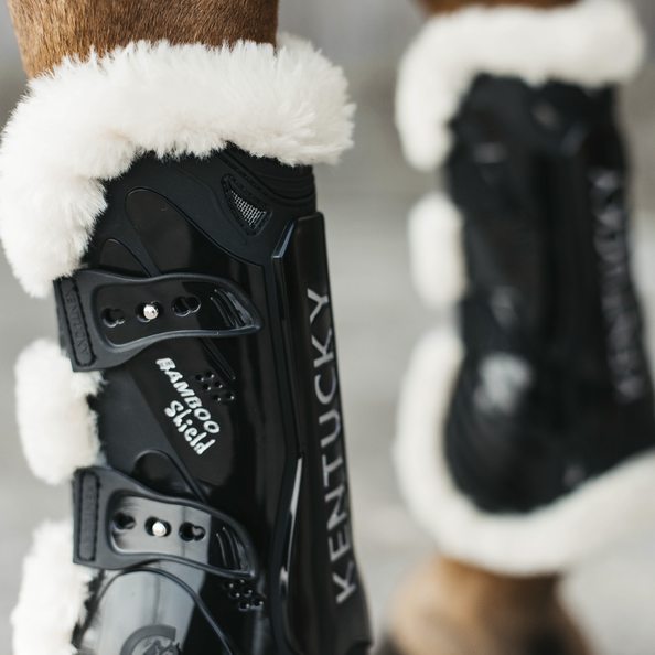 Vegan Sheepskin Tendon Boots bamboo Elastic4.png
