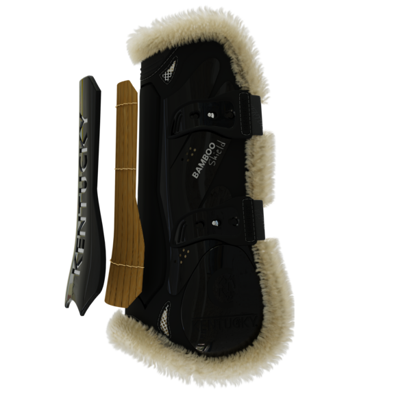 Vegan Sheepskin Tendon Boots bamboo Elastic1.png