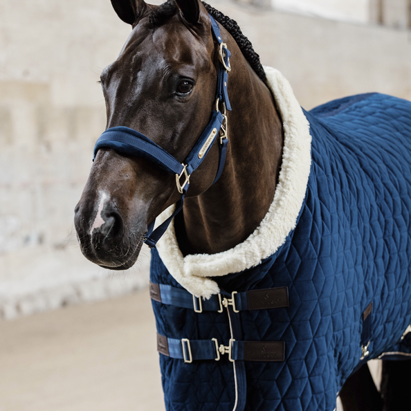 derka kentucky Show Rug Velvet 160g granatowa