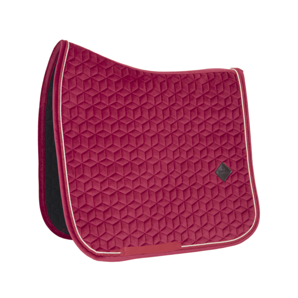 Saddle Pad Velvet Dressage kentucky fuchsia