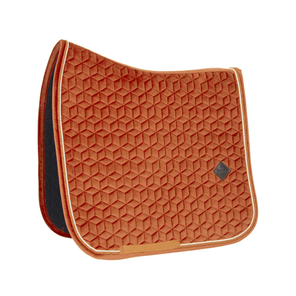 Saddle Pad Velvet Dressage kentucky orange
