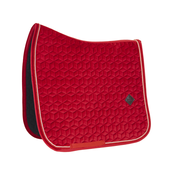 Saddle Pad Velvet Dressage kentucky red