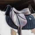 Skin Friendly Saddle Pad Velvet skokowy czarny
