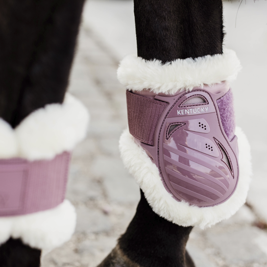 Kentucky ochraniacze Vegan Sheepskin Young Horse fetlock