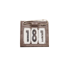 Head Number PVC Safety Pin Brown