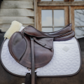 Skin Friendly czaprak skokowy Star Quilting biały