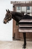 derka polarowa kentucky Fleece Rug Heavy paski beige brown