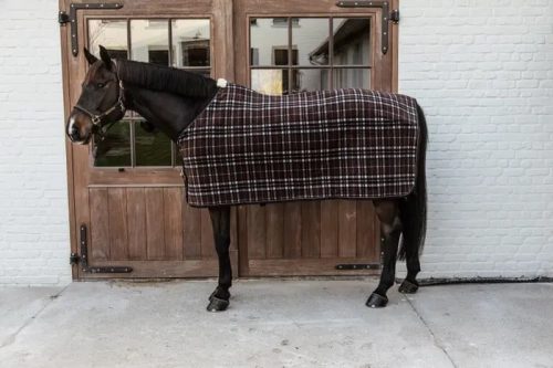 Kentucky derka polarowa Heavy Check printing brown