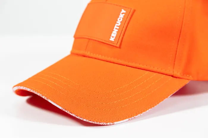 Kentucky czapka z daszkiem Rubber Logo pomarańczowa