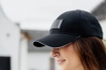czarna czapka z daszkiem kentucky rubber logo
