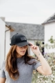 czarna czapka z daszkiem kentucky rubber logo black