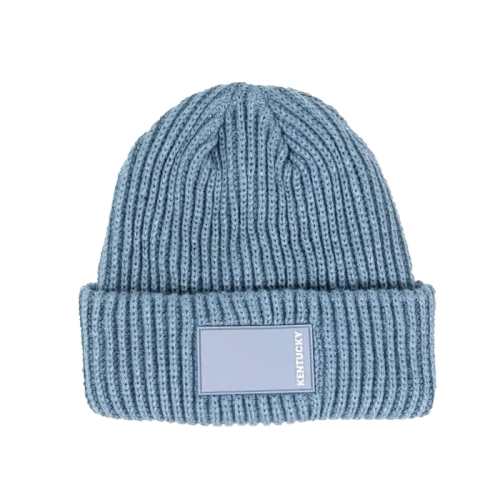 Czapka Kentucky Beanie Rubber Logo błękitna