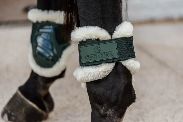 Kentucky ochraniacze Vegan Sheepskin Young Horse fetlock