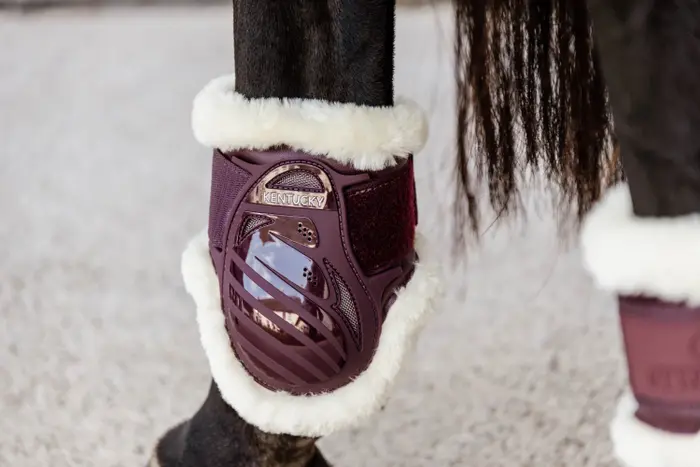 Kentucky ochraniacze Vegan Sheepskin Young Horse fetlock