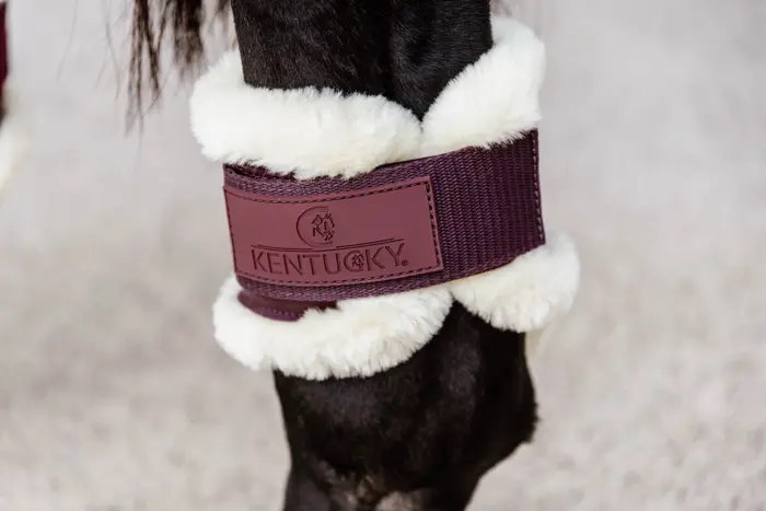 Kentucky ochraniacze Vegan Sheepskin Young Horse fetlock