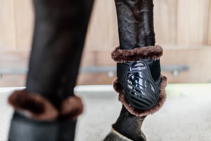 Kentucky ochraniacze Vegan Sheepskin Young Horse fetlock