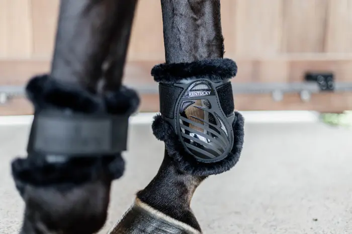 Kentucky ochraniacze Vegan Sheepskin Young Horse fetlock
