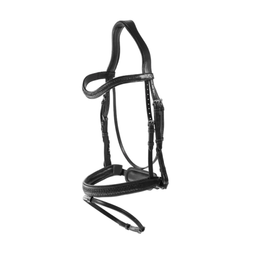 Dy'on ogłowie Plaited Flash Noseband Bridle with Pull back
