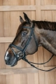 Dy'on ogłowie Plaited Flash Noseband Bridle New English NEAOAKBLP