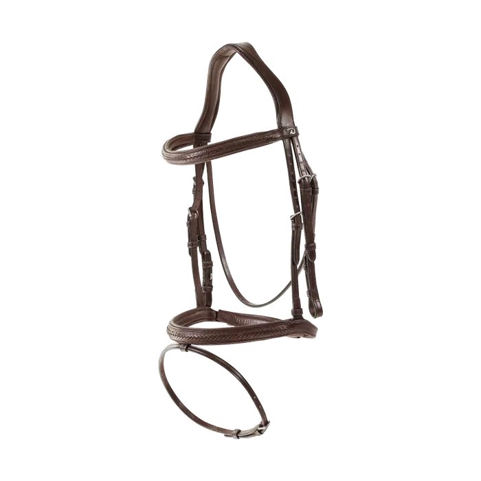 NEAOAKBRP Dy'on ogłowie Plaited Flash Noseband Bridle New English