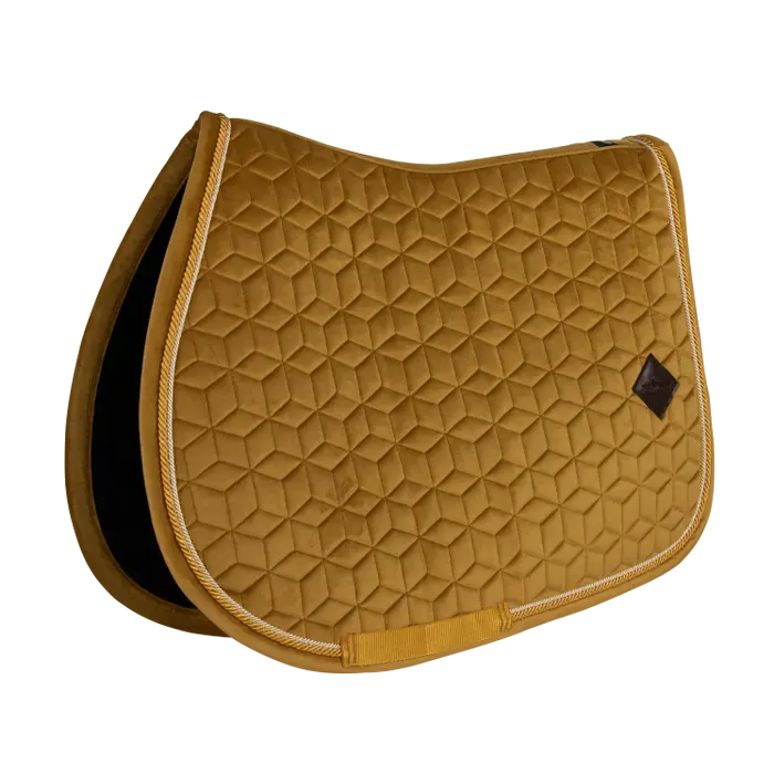 kentucky czaprak velvet żółty