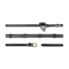 Dyon wodze gumowe z 7 stoperami 16mm D Collection czarne
