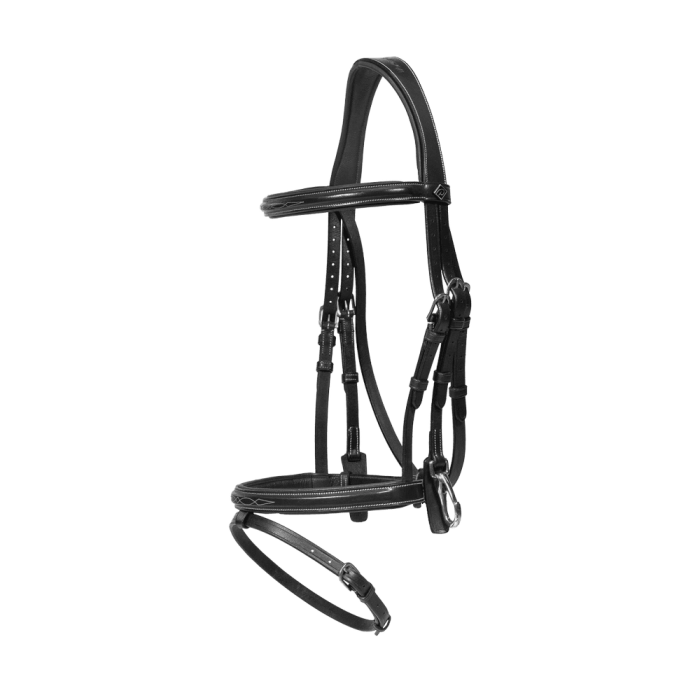 WOAPGB Dy'on ogłowie Flash Noseband with Snap Cheekpiece