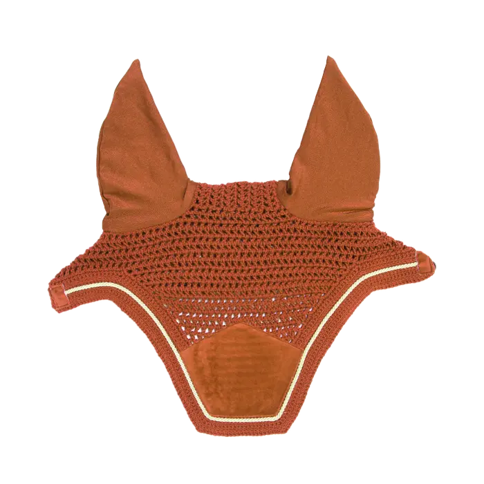 Nauszniki Kentucky Velvet pony pomarańczowy