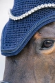 Granatowe nauszniki wyciszające kentucky z metalową lamówka