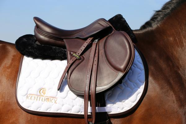 Kentucky Sheepskin Anatomic Half Pad Absorb, podkładka pod siodło black