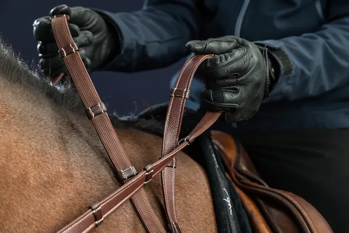 Dy'on wodze Hunter z 7 stoperami US jumping brąz