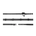 Dyon wodze gumowe z 7 stoperami 16mm US jumping czarne