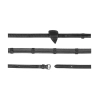 Dyon wodze gumowe ze stoperami New Collection i plecionką black