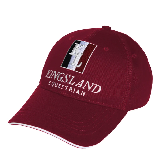 Clasic Cap witch Logo czapka z daszkiem kingsland bordowa