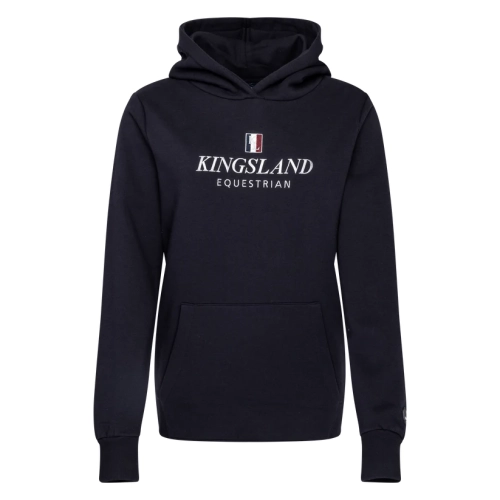 Kingsland bluza Classic Junior Hoodie logo granatowa z kapturem