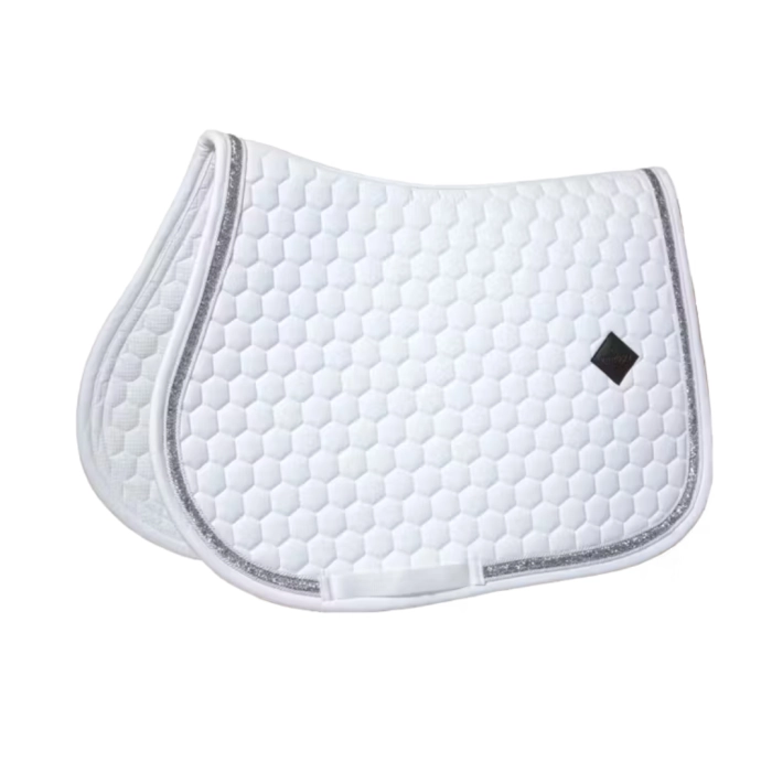 czaprak kentucky skokowy glitter band white silver
