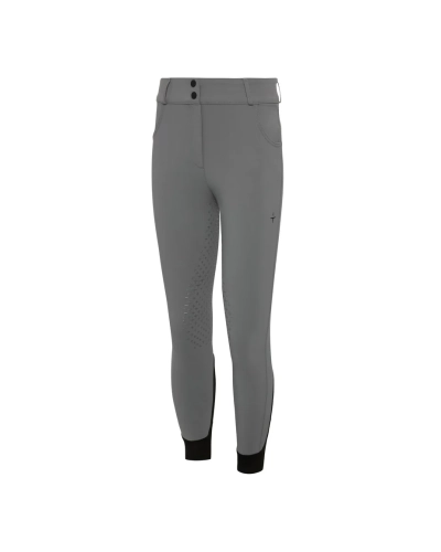 TROLLE bryczesy New Star Cut High Waist Full Grip szare