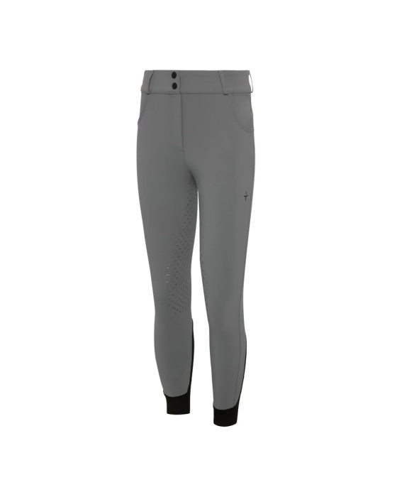 TROLLE bryczesy New Star Cut High Waist Full Grip szare