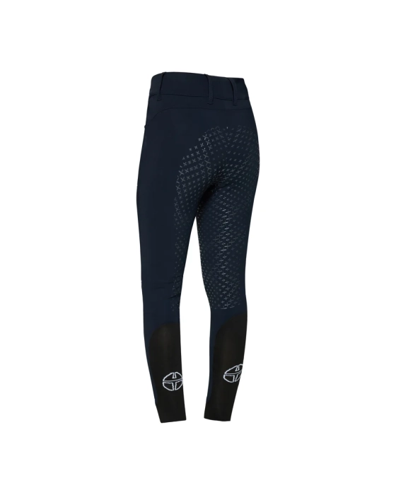 TROLLE bryczesy New Star Cut High Waist Full Grip granatowe