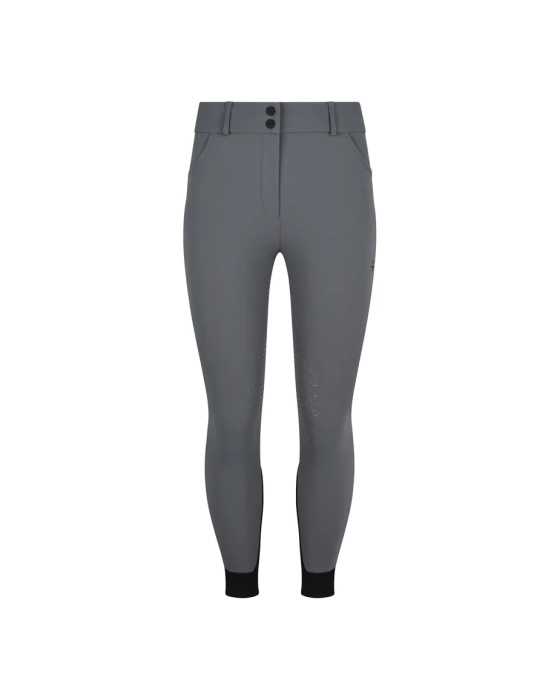 TROLLE bryczesy Mid Rise with Full Grip Women's szare
