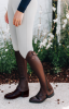 Dyon czapsy do jazdy konnej Classic Comfort Half Chaps brązowe