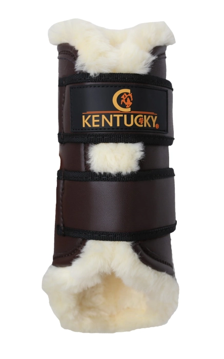Ochraniacze skórzane Turnout Kentucky brown